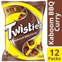 TWISTIES BBQ CURRY 65G
