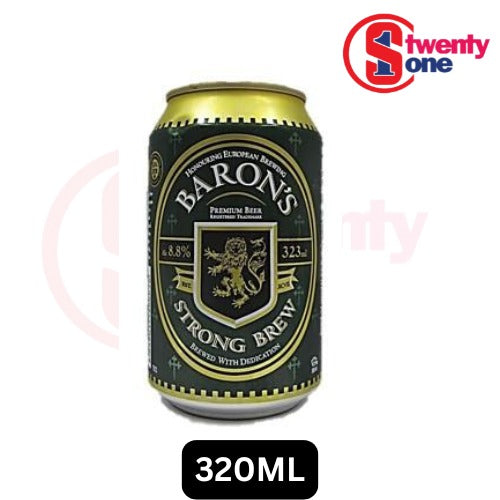 BARON'S STRONG BEER BREW ALC 8.2% VOL-320ML