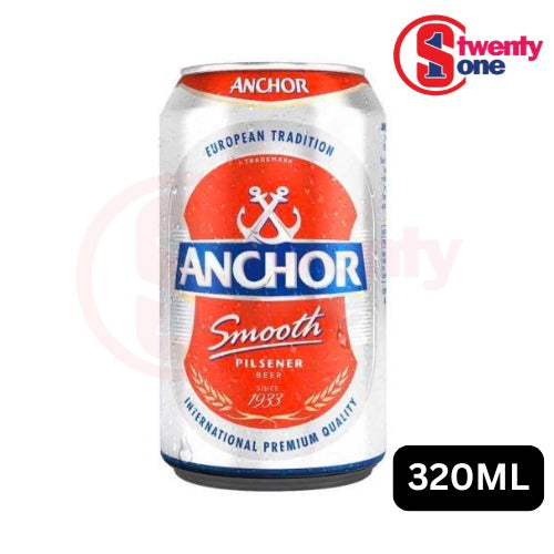 ANCHOR SMOOTH PILSENER BEER 320ML