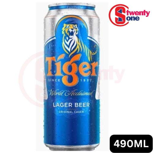TIGER BEER ASIAN LAGER 490ML – stwentyone.com