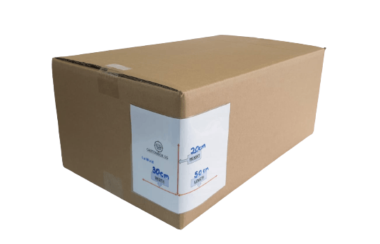 W7 New Carton Box : 50cm(L) x 30cm(W) x 20cm(H)