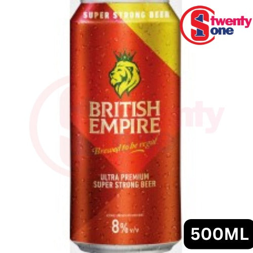 BRITISH EMPIRE SUPER STRONG BEER 500ML