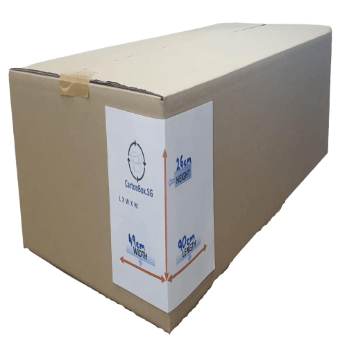 J2 New Flat Carton Box (FB) Size :90x49x26cmH
