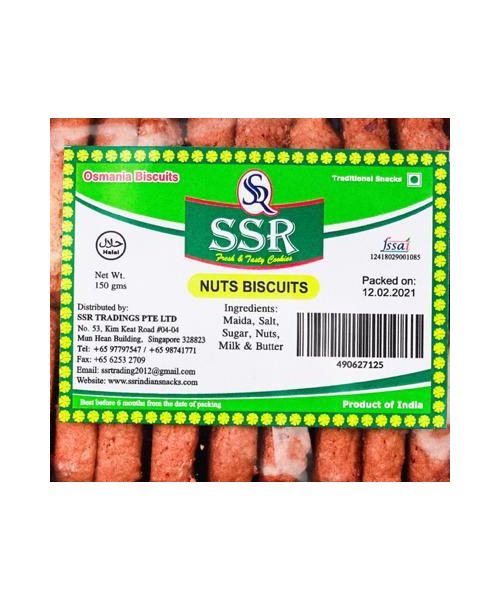 SSR NUTS BISCUITS- 150gm