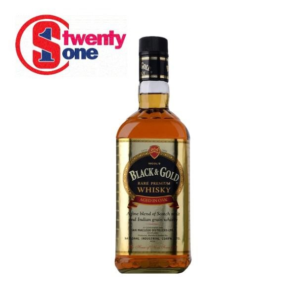BLACK & GOLD WHISKY 375ML