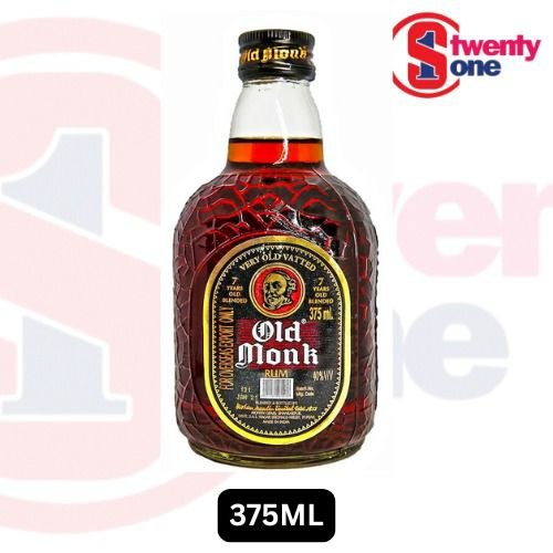 OLD MONK RUM (ROUND BOTTLE) HALF 375ML