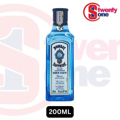 BOMBAY SAPPHIRE LONDON DRY GIN 200ML