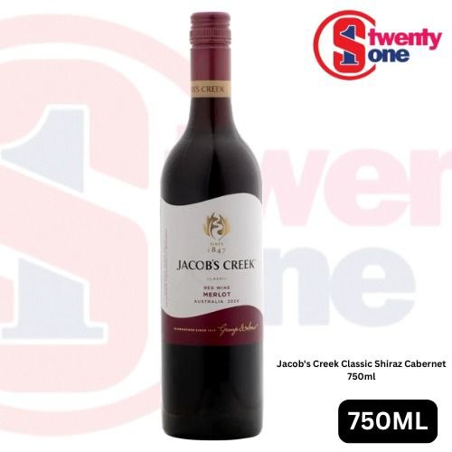 JACOB'S CREEK CLASSIC RED WINE MERLOT 750ML