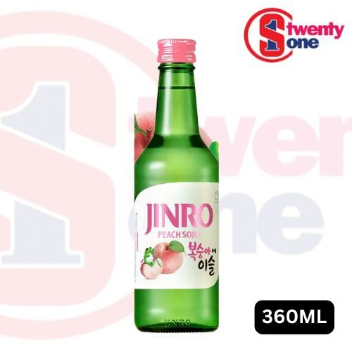 JINRO PEACH SOJU 360ML