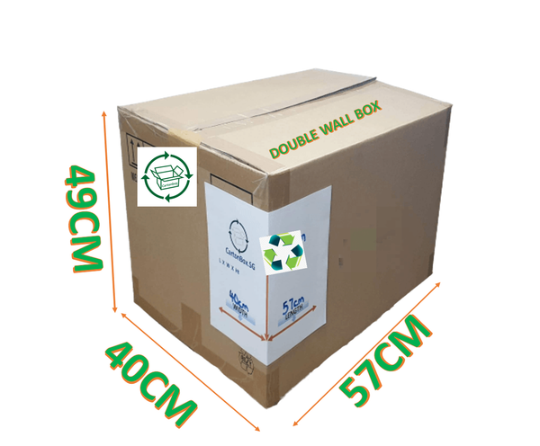 Once Used Carton Box : 57cm(L) x 40cm(W) x 49cm(H)(MEHOW BIG)