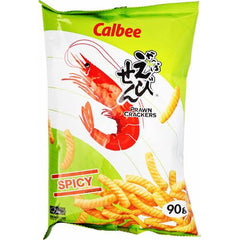 CALBEE PRAWN CRACKERS SPICY -90g