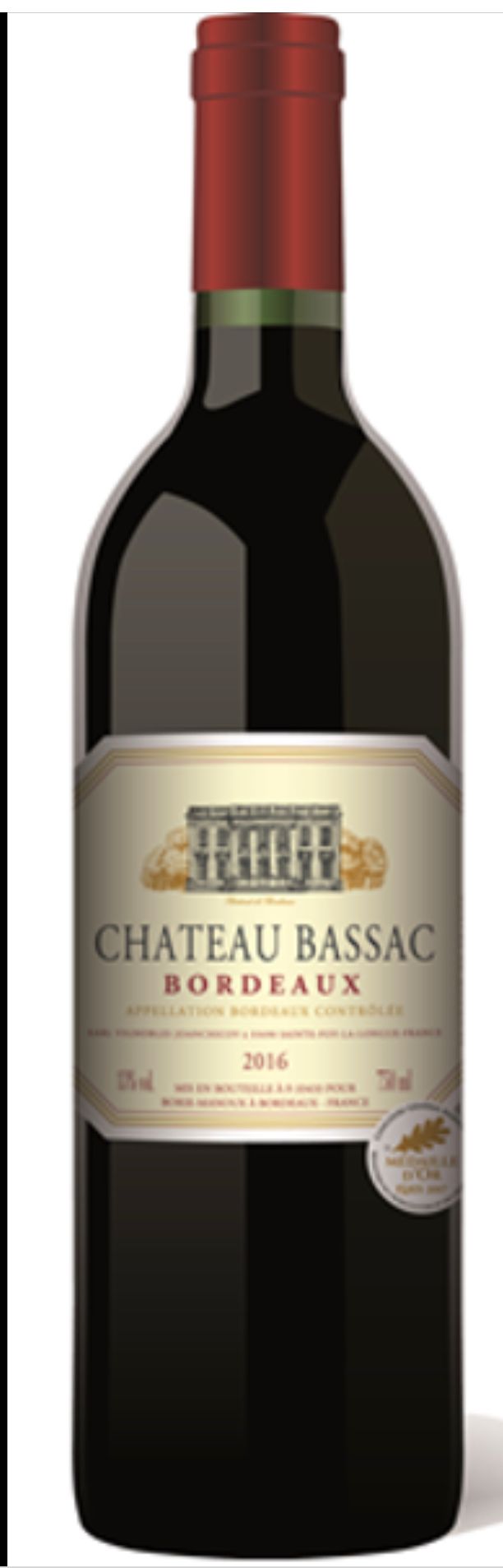 Chateau Chateau Bassac Bordeaux-13%VOL  750ML