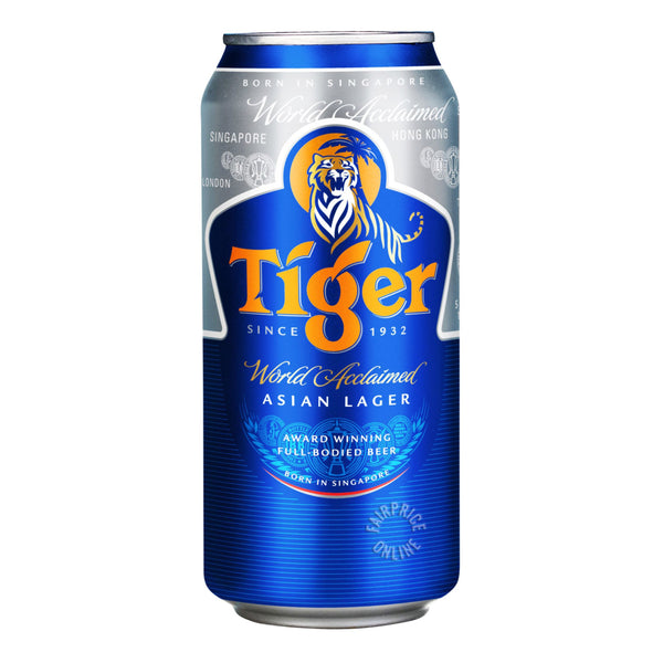 TIGER BEER ASIAN LAGER 490ML