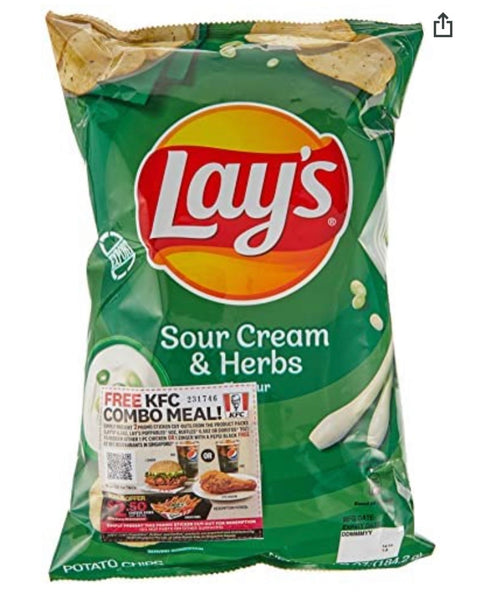 Lay's Sour Cream and Herbs 184g