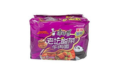 KANGSHIFU NOODLE BEEF FLAVOUR -5X60G