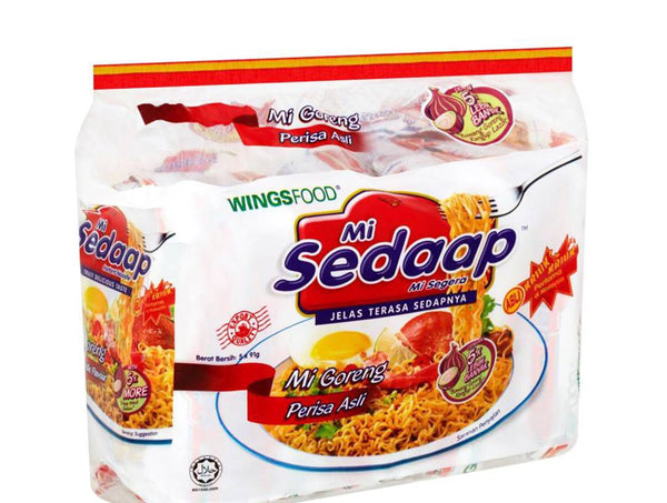 WINGSFOOD ME SEDAP ME SEGERA INSTAND FRIED NOODLES-90GX5