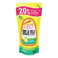 Mama Lemon Dishwashing Liquid - Natural Lemon  600ml