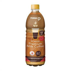 POKKA PREMIUM MILK COFFEE LESS SUGAR - 500ml