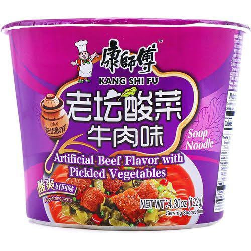 KANGSHIFU CUP NOODLE BEEF FLAVOUR -108G