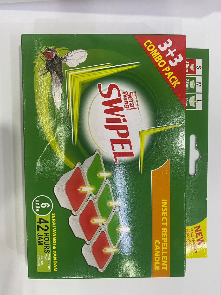 Swipel Insect Repelient Candle- 6unit