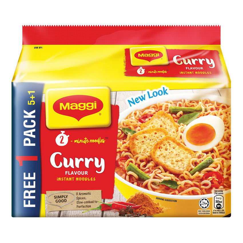 NESTLE  - MAGGI CURRY FLAVOUR  (6 X 79g)