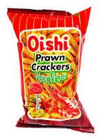 OISHI PRAWN CRACKERS SPICY FLAVOUR 90G