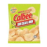 CALBEE POTATO CHIPS SOUR CREAM & ONION 80G 