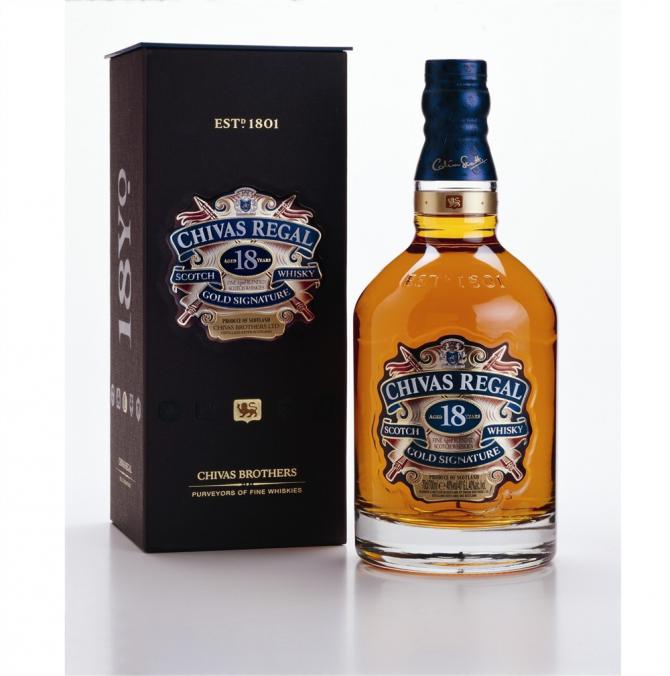 CHIVAS REGAL WHISKY 18 YEARS GOLD SIGNATURE 700ML