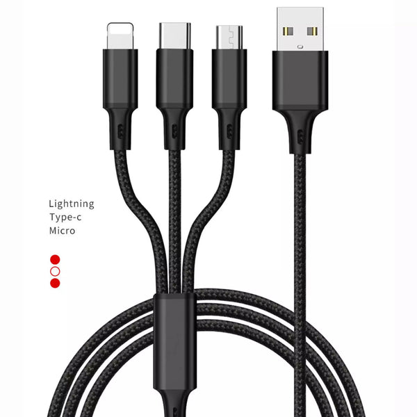 QUICK CHARGE- 3 IN 1 USB CABLE