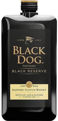 Black Dog Black Reserve Aged & Rare Blended Scotch Whisky-180 ml