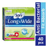 SOFY LONG & WIDE 40 LINERS