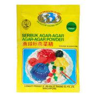 Agar Agar Powder Cap Swallow Globe Brand (0RANGE) 12packet/10gm per pack