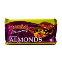 DANISH DREAMS MILK CHOC ALMONDS 140G