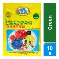 Agar Agar Powder Cap Swallow Globe Brand (GREEN) 12packet/10gm per pack