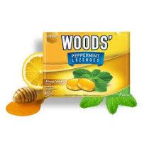 WOODS' PEPPERMINT LOZENGES HONEY LEMON 6X2.5G 