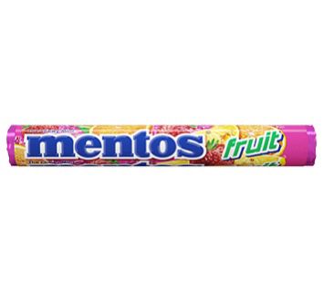 MENTOS FRUIT FLAVOUR CHEW DRAGEES-37.8G