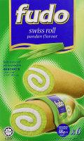 FUDO SWISS ROLL 18G ( PANDAN FLAVOUR ) 