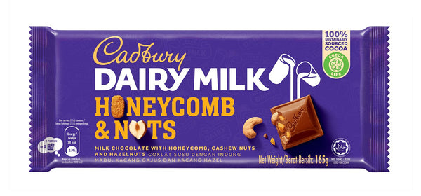 Cadbury Dairy Milk Honeycomb and Nuts 37g