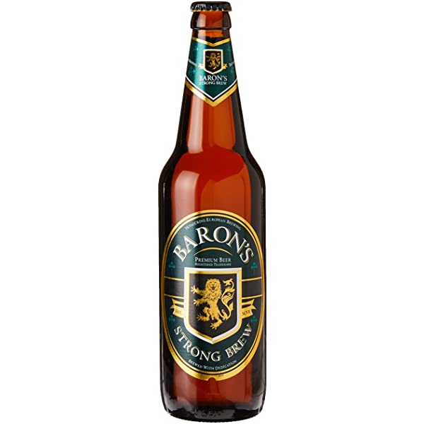 BARON'S STRONG BREW BEER ALC-8.2% 633ML
