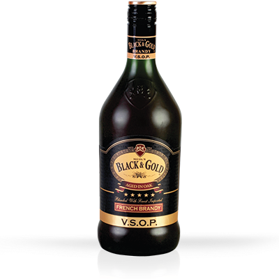 BLACK AND GOLD VSOP BRANDY 180ML