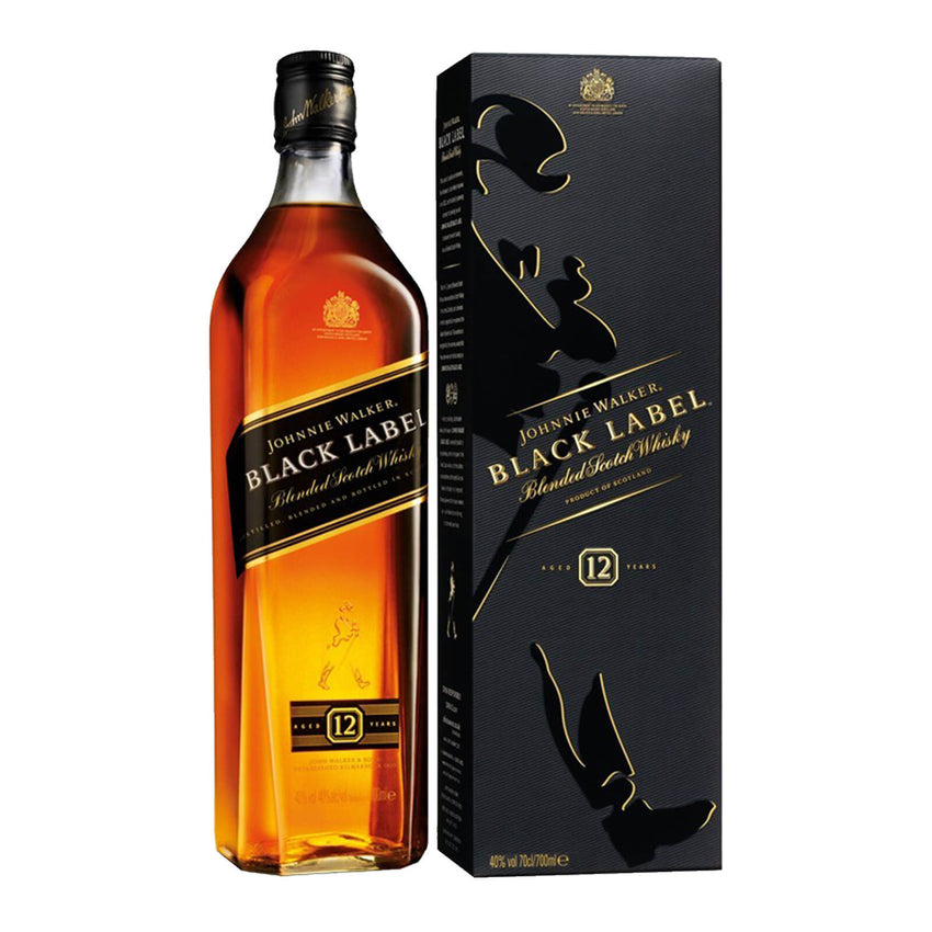 JOHNNIE WALKER BLACK LABEL WHISKY  700ML