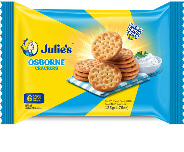 JULIE'S OSBORNE CRACKERS 135G