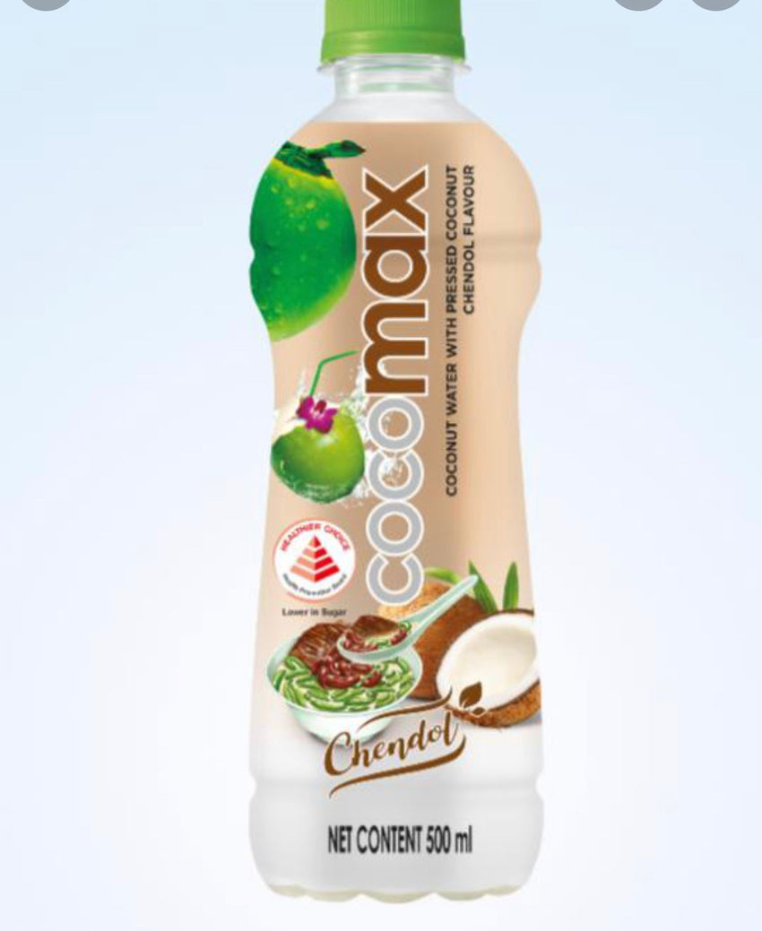 Cocomax Coconut Water with Pressed Coconut Chendol (500G)