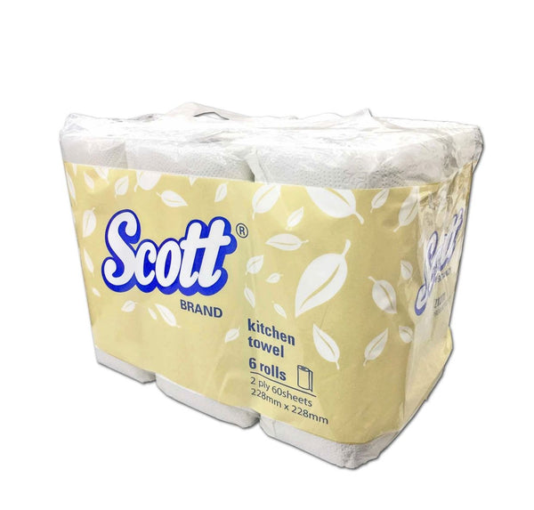 SCOTT Kitchen Towel Pack (6 Rolls)