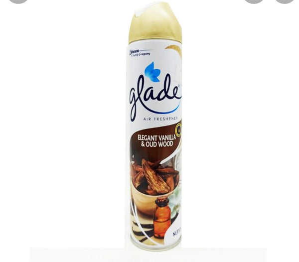 Glade Air Freshener Elegant Vanilla And Oud Wood 350ml plus 50ml