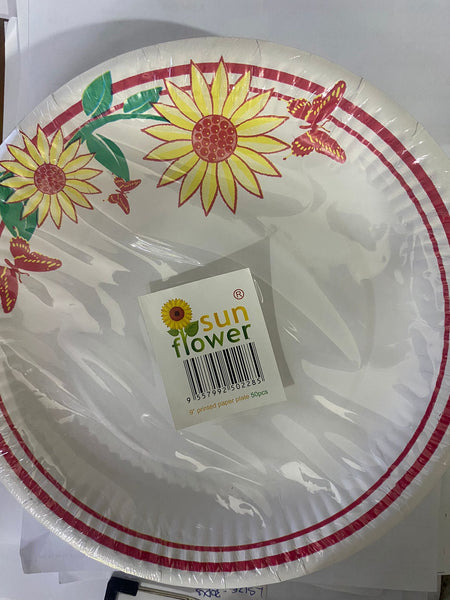Printed Paper Plate 9'- 50pcs
