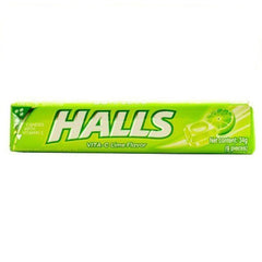 HALLS VITA-C LIME FLAVOURED CANDY STICK (34G)