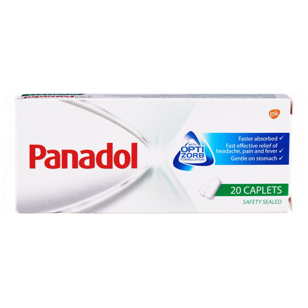Panadol 20 Caplets With Optizorb Formulation