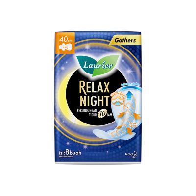 LAURIER PELAX NIGHT 40CM - 8PCS