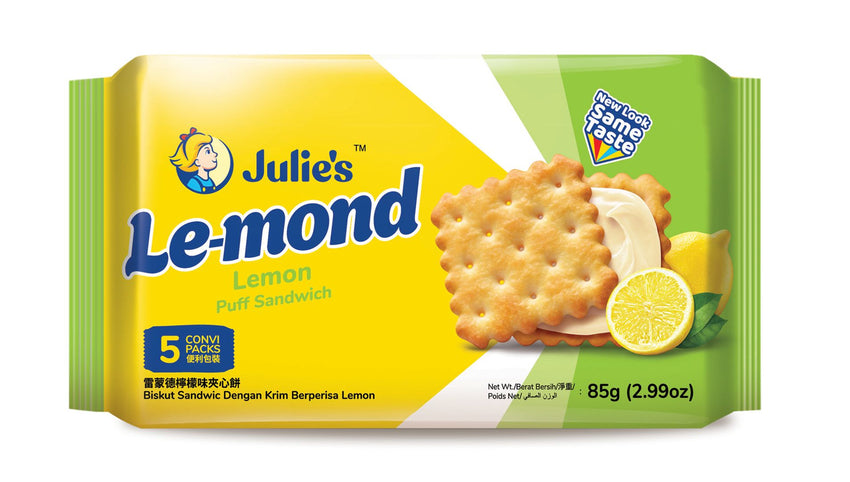 JULIE'S LE-MOND  LEMON PUFF SANDWICH-170G